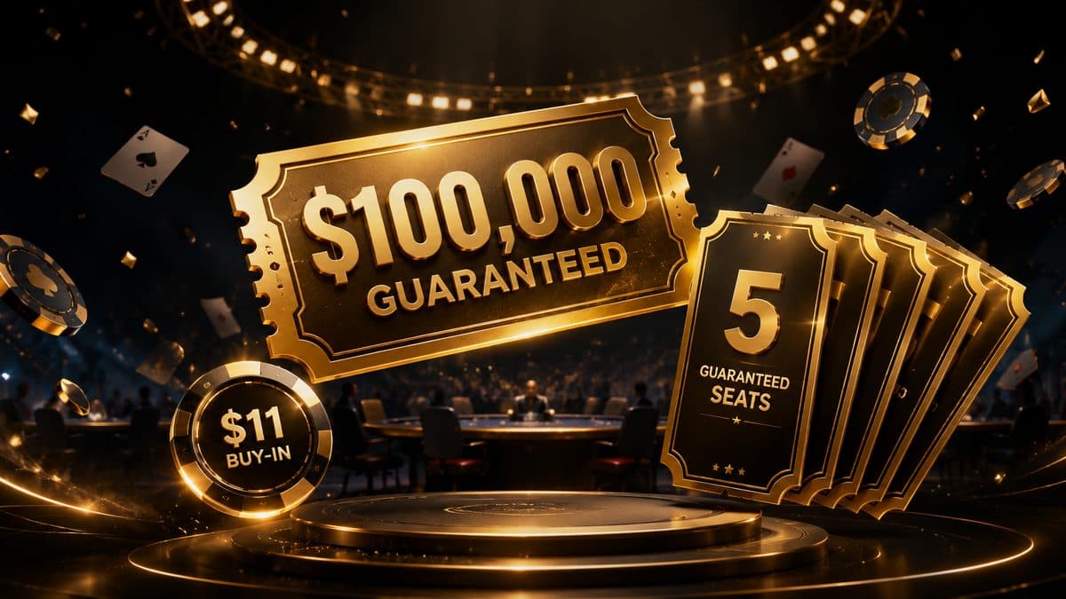 $100.000 Garantidos SAT da BetOnline: 5 vagas por $11