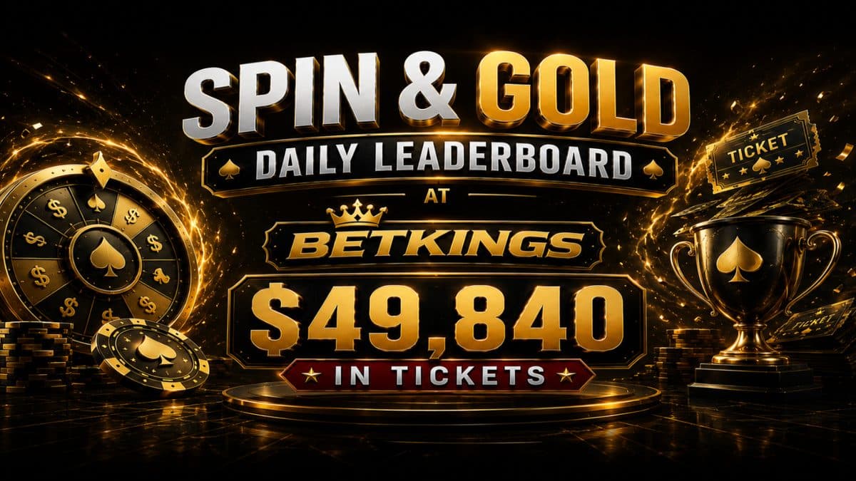 Spin & Gold Daily Leaderboard: $49.840 em tickets no GGPoker