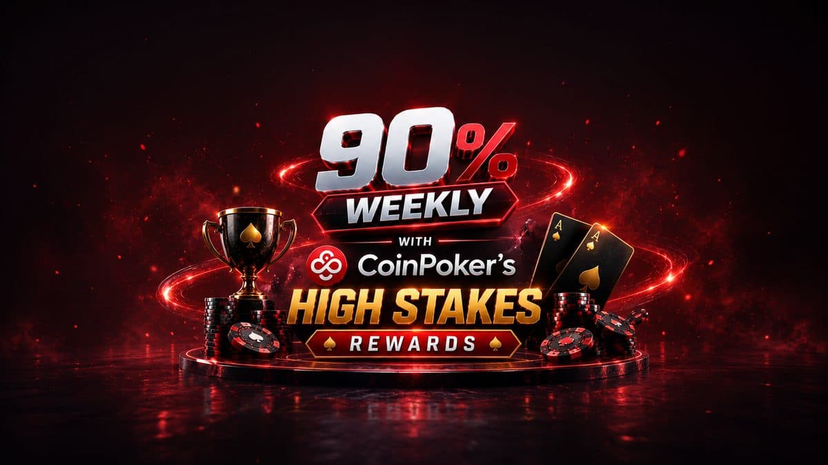 Leve sua Banca ao Máximo: Garanta até 90% Semanal com o High Stakes Rewards do CoinPoker