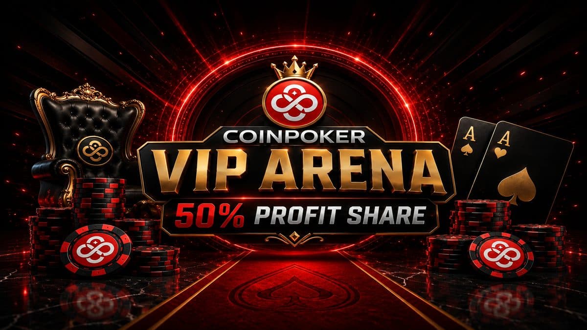 CoinPoker VIP Arena: 50% Profit Share for High-Volume Players