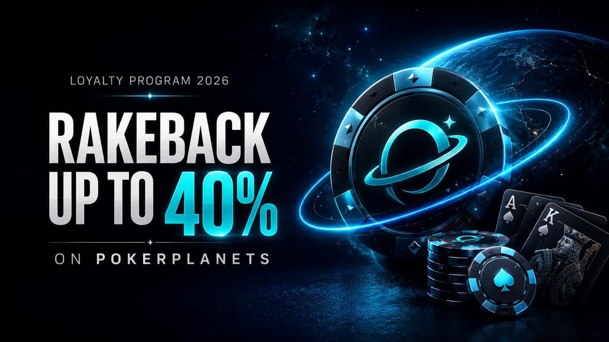 Rakeback hasta 40% en PokerPlanets: Programa de Fidelidad 2026