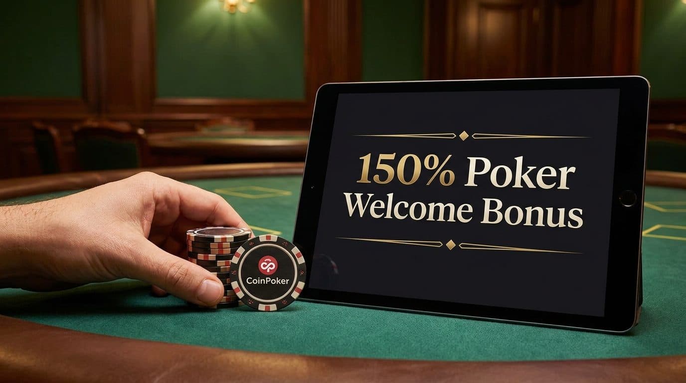 CoinPoker 150% Welcome Bonus: Up to $2,000 on Your First Deposit