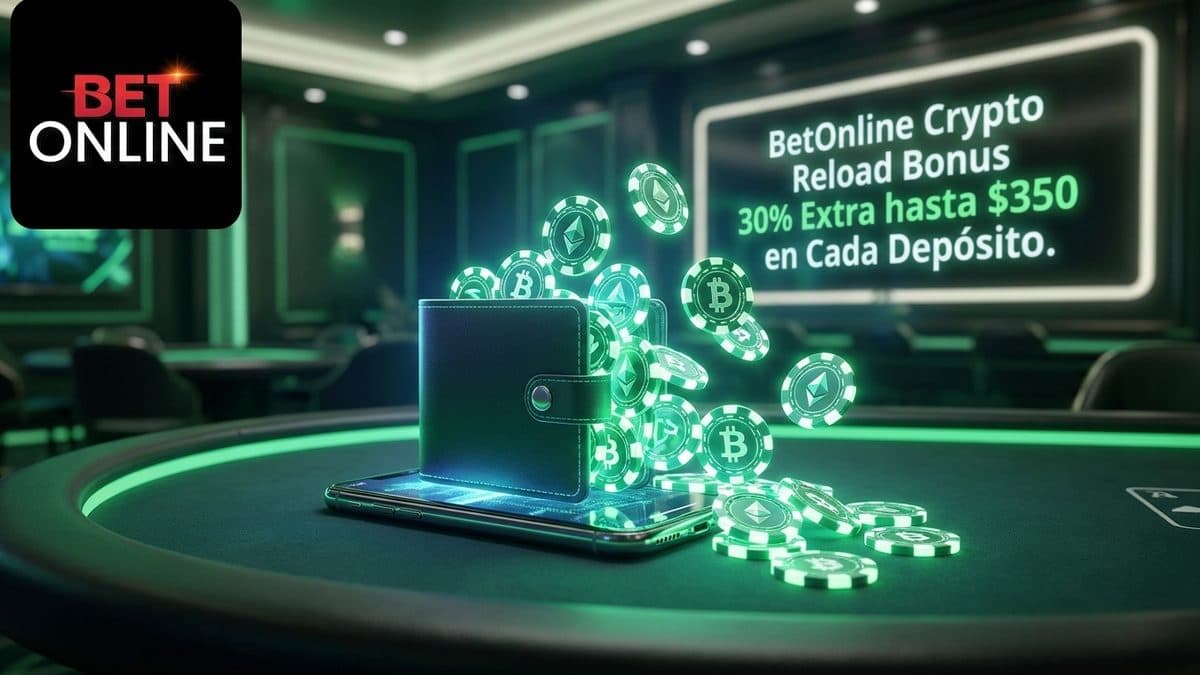 BetOnline Crypto Reload Bonus 2026: 30% Extra hasta $350 en Cada Depósito