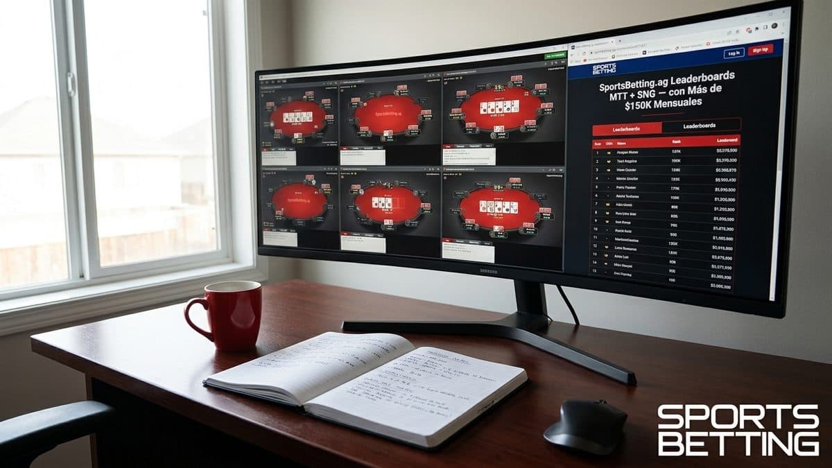 SportsBetting.ag Leaderboards 2026: MTT + SNG Over $150K Monthly